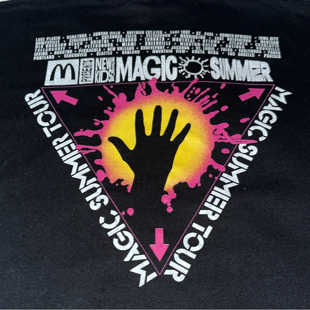 Vintage 1990 New Kids On The Block T-Shirt Men’s M/L View 3